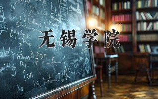 无锡学院王牌专业排名-含2024年全国各省录取最低分数线