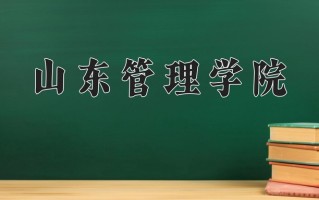 山东管理学院全国排名及2024年最低录取分数线