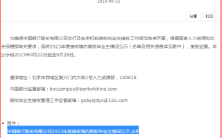 中国银行2023年拟录用575人，生源高校106所
