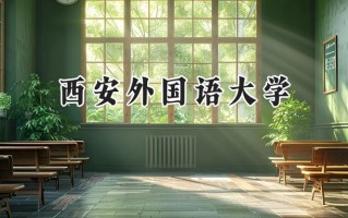 2024西安外国语大学录取分数线：天津最低560分