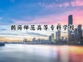 2024鹤岗师范高等专科学校录取分数线：宁夏最低273分
