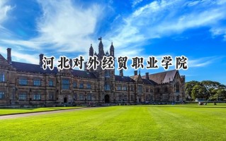 2024河北对外经贸职业学院录取分数线：河南最低284分