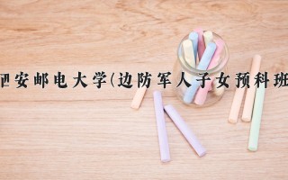 2024年西安邮电大学(边防军人子女预科班)录取分数线，河北最低495分