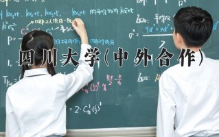 2025年四川大学(中外合作)在四川计划招生人数（附学费及专业录取分)
