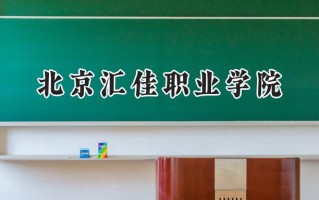 2024北京汇佳职业学院录取分数线：天津最低201分