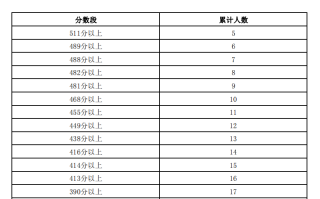 2024年宁夏艺术综合分一分一段表公布（艺术理-音乐表演-器乐）