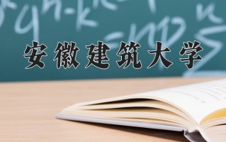 安徽建筑大学最厉害的专业-2024安徽建筑大学最好专业