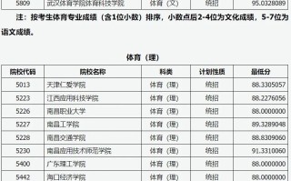 山西省2023年普通高校招生第二批本科C类（体育类）院校投档最低分