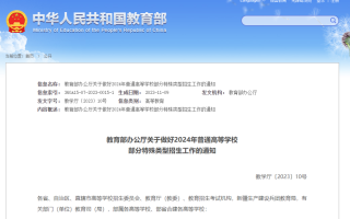 教育部官宣：2024年高考这些考生可获保送资格！