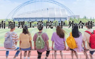 2025年南阳理工学院(中外合作)在四川计划招生人数（附学费及专业录取分)