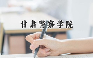 甘肃警察学院2024在青海录取分数线是多少？最低316分/最高372分