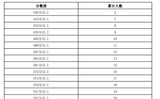 宁夏2024年艺术综合分一分一段表公布（艺术理-音乐教育-声乐）
