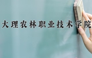 2024大理农林职业技术学院录取分数线，重庆录取最低分346
