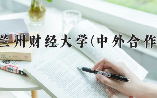 2025年兰州财经大学(中外合作)在四川计划招生人数（附学费及专业录取分)