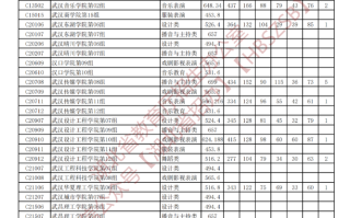湖北省2024年艺术本科统考批征集志愿投档线