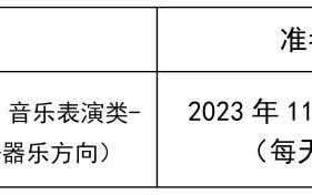2024年上海市音乐类专业统一考试将于12月2日-3日进行