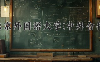 2025年北京外国语大学(中外合作)在四川计划招生人数（附学费及专业录取分)