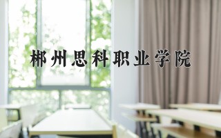 2024年郴州思科职业学院录取分数线，河北最低283分