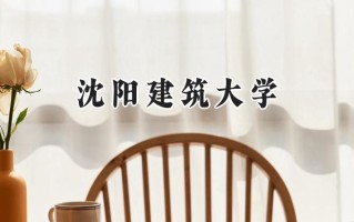 2024沈阳建筑大学录取分数线：江苏最低526分