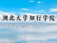 湖北大学知行学院2024在福建录取分数线是多少？最低453分/最高499分