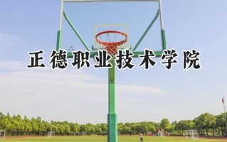 2024正德职业技术学院录取分数线：江苏最低220分