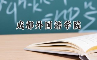 成都外国语学院2024在福建录取分数线是多少？最低431分/最高506分
