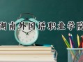 2024湖南外国语职业学院录取分数线：山西最低199分