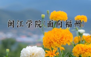 闽江学院(面向福州)学费多少钱一年：5040-5460元/年（2025填报参考）