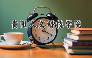 2024贵阳人文科技学院录取分数线：江苏最低463分