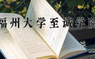 福州大学至诚学院王牌专业排名-含2024年全国各省录取最低分数线
