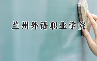兰州外语职业学院2024在青海录取分数线是多少？最低156分/最高269分