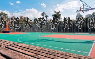 2024南通大学杏林学院录取分数线，重庆录取最低分455