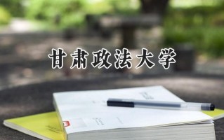 甘肃政法大学2024在青海录取分数线是多少？最低351分/最高502分