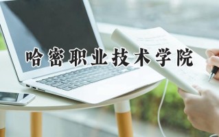 2024哈密职业技术学院录取分数线：宁夏最低300分