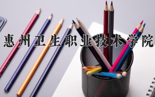 2025年惠州卫生职业技术学院在四川计划招生人数（附学费及专业录取分)