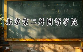 北京第二外国语学院2024在上海录取分数线是多少？最低487分/最高523分