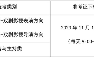 沪2024年表（导）演类、播音与主持类专业统考于11月18日-19日开考！
